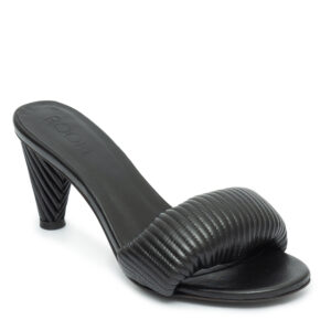 Sandal Settee Cushion Heels Preto