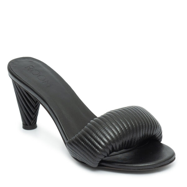 Sandal Settee Cushion Heels Preto
