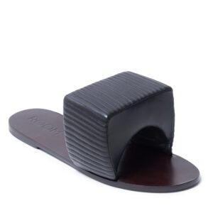 Flat Settee Squared Thick Preto