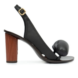 Sandal Recliner Heels Preto