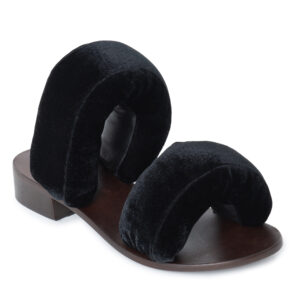 Sandal Pillow Veludo Preto