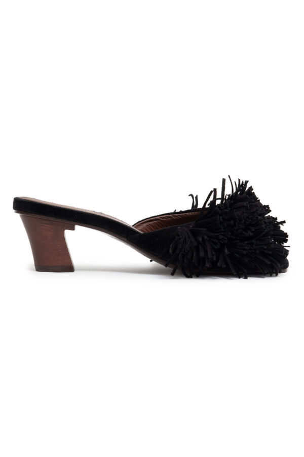 Mule Lady Frufru Preto